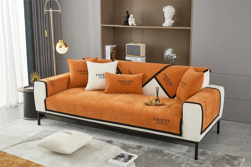 Nouveau canapé et couvercle d'oreiller
