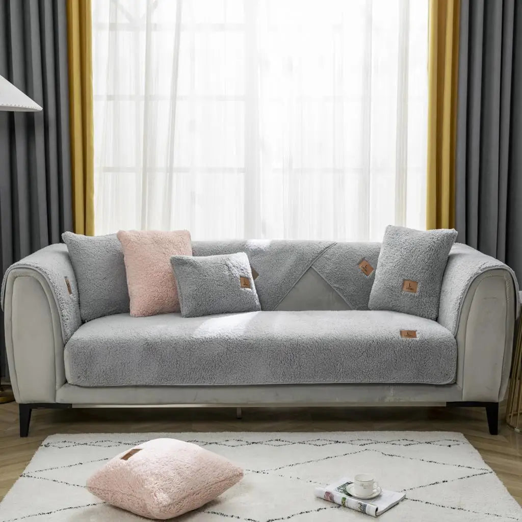 Nouveau canapé et couvercle d'oreiller