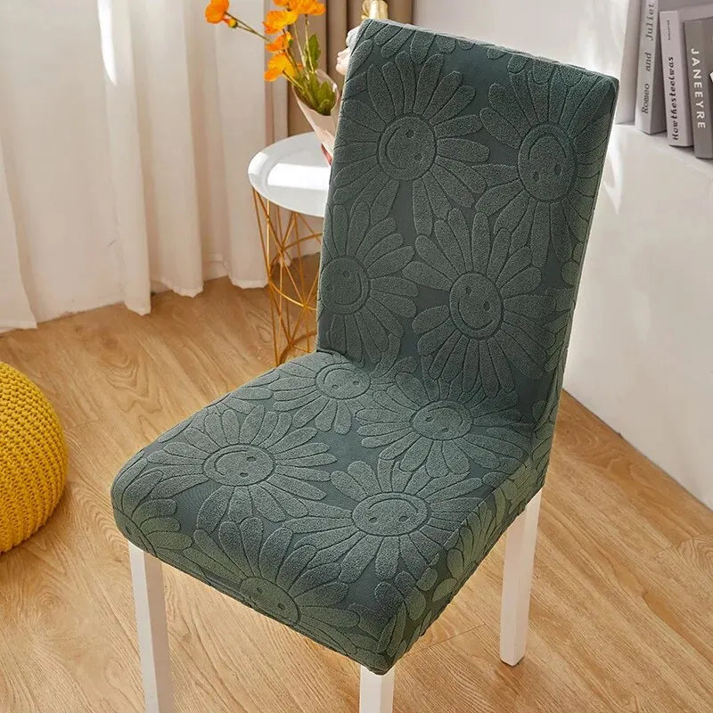 Nouveau - couvertures de chaise élastique pour toutes les formes de selles communes Style Smiley - Nouveau