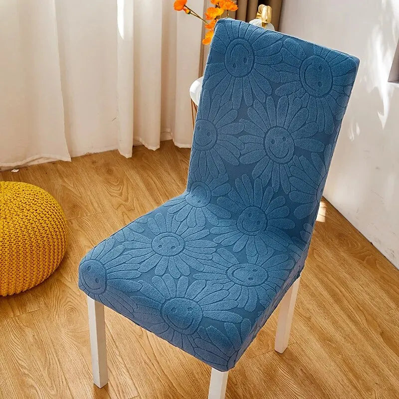 Nouveau - couvertures de chaise élastique pour toutes les formes de selles communes Style Smiley - Nouveau