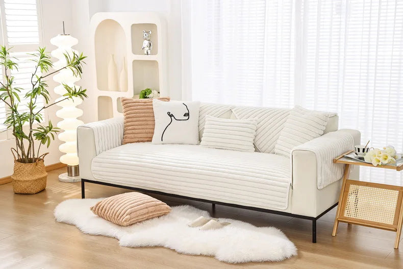 Nouveau canapé et couvercle d'oreiller