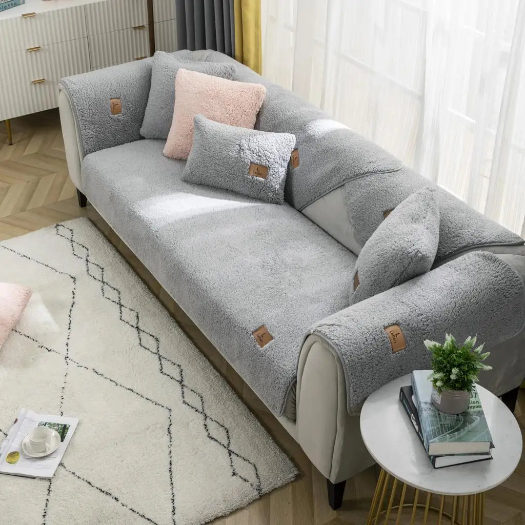 Nouveau canapé et couvercle d'oreiller