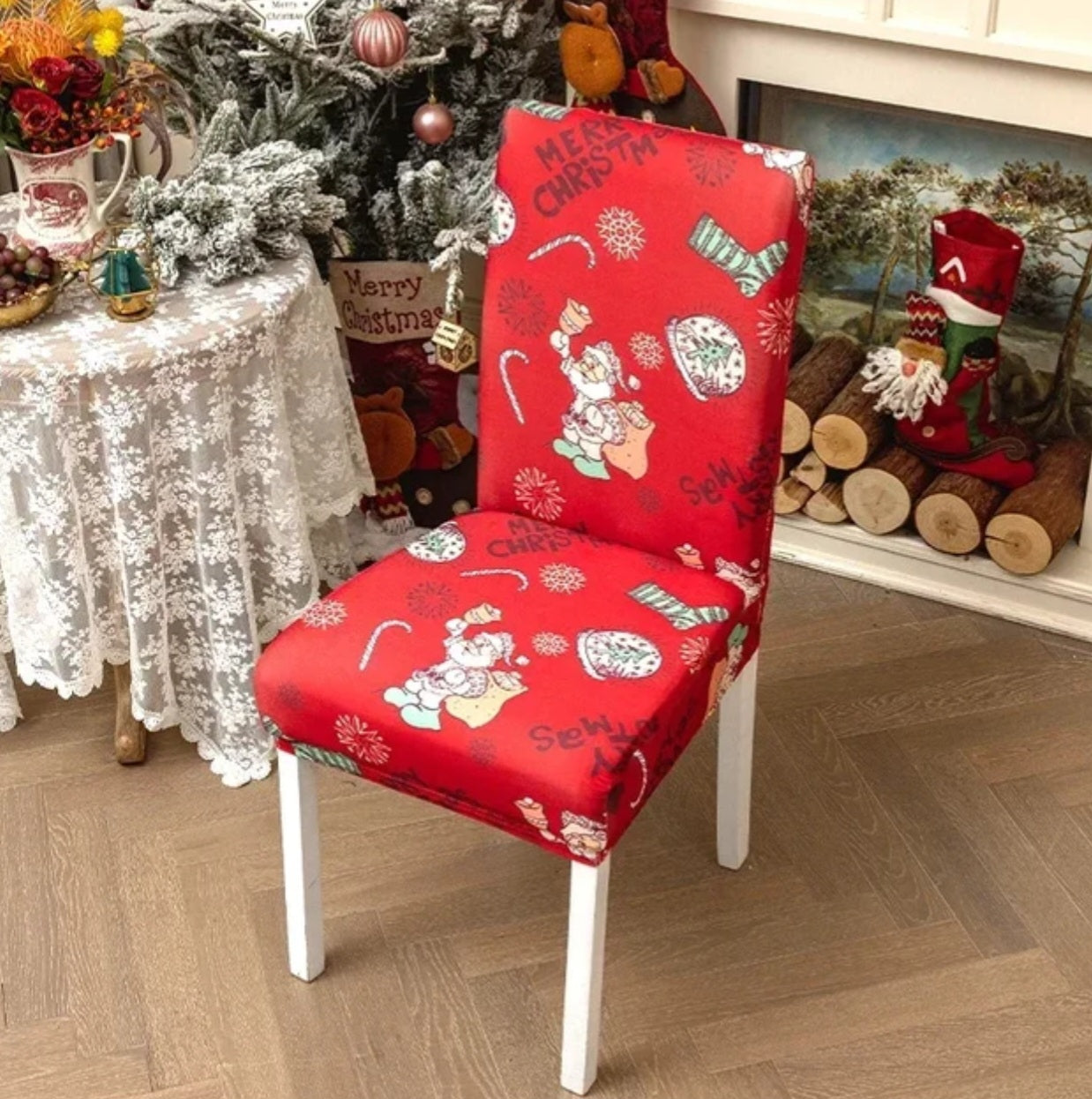 Stool covers for all common stool shapes limited Christmas edition 2