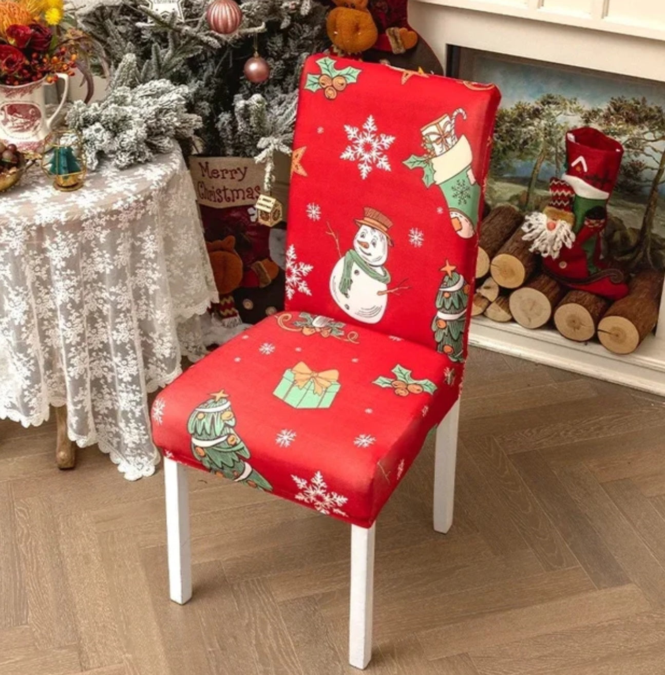 Stool covers for all common stool shapes limited Christmas edition 2