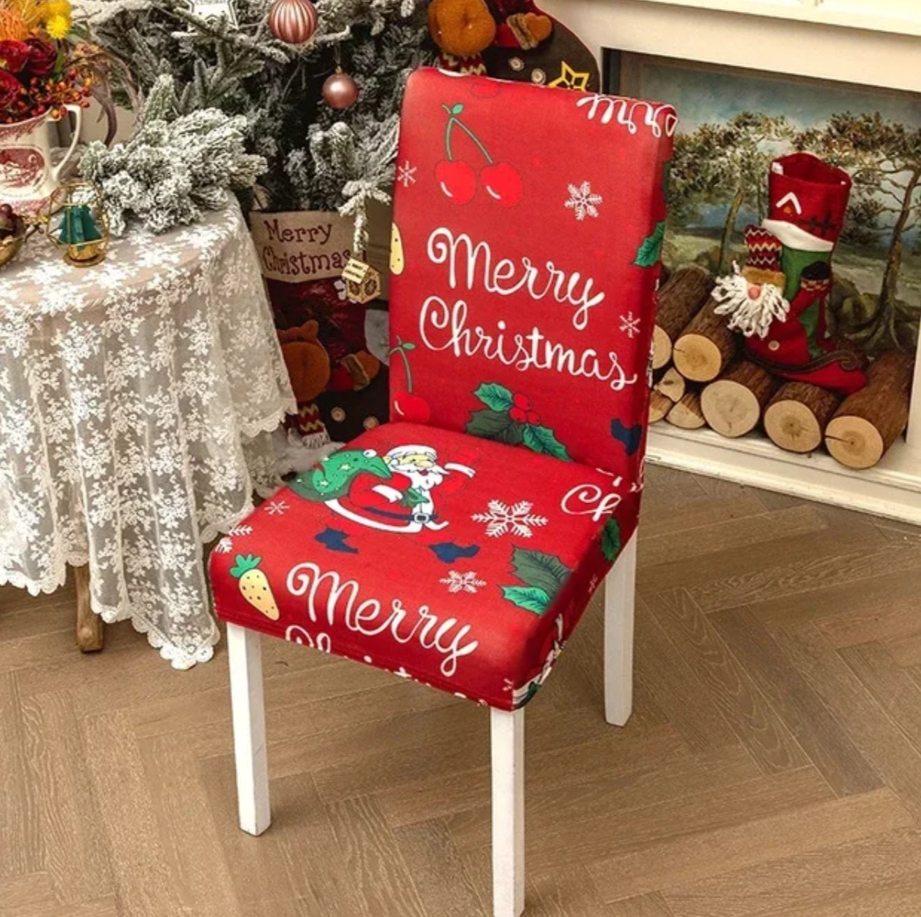 Stool covers for all common stool shapes limited Christmas edition 2