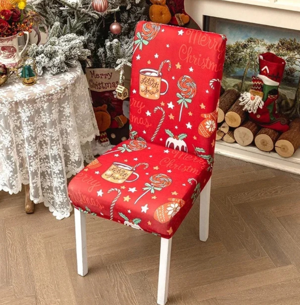 Stool covers for all common stool shapes limited Christmas edition 2