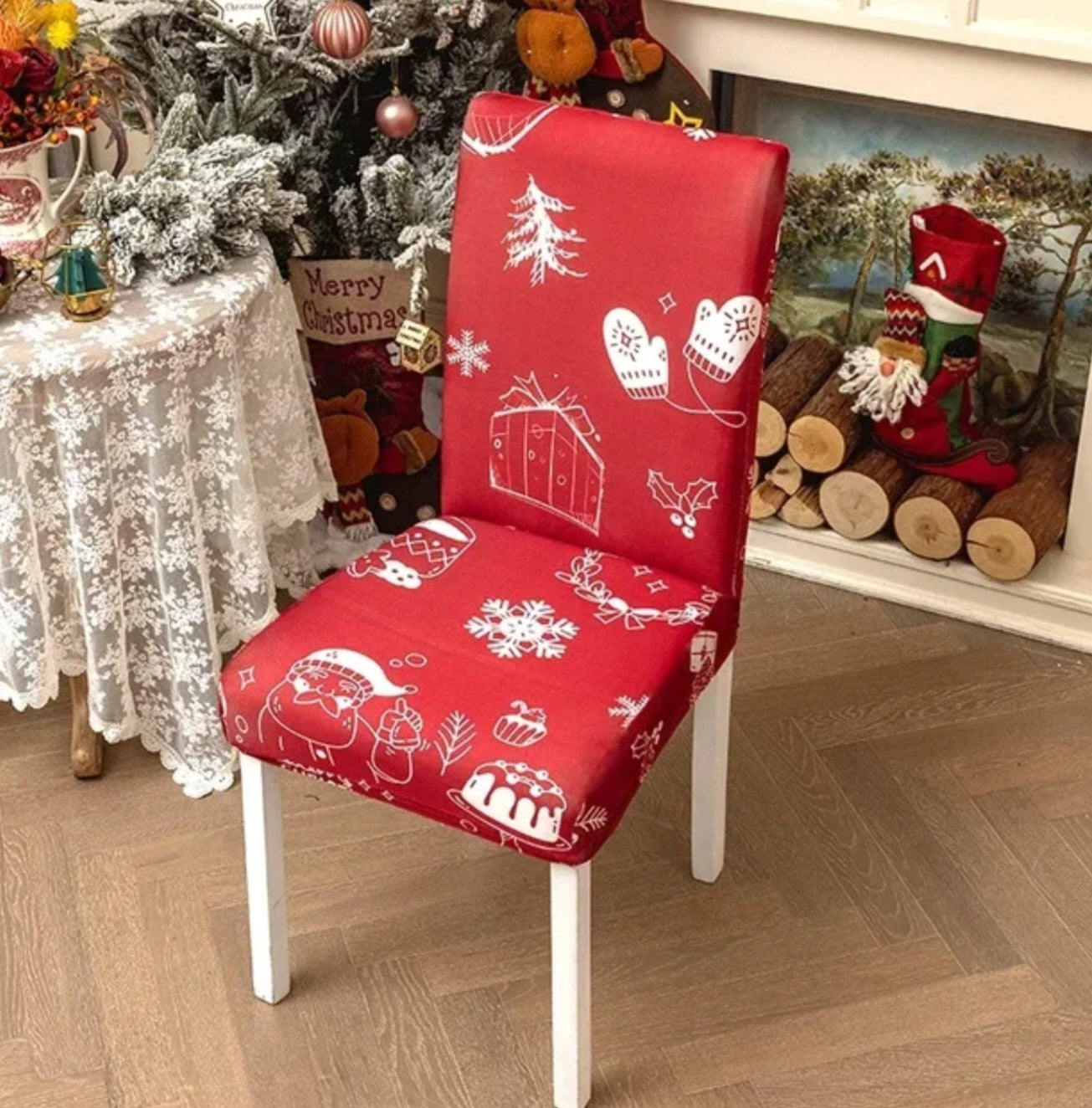 Stool covers for all common stool shapes limited Christmas edition 2