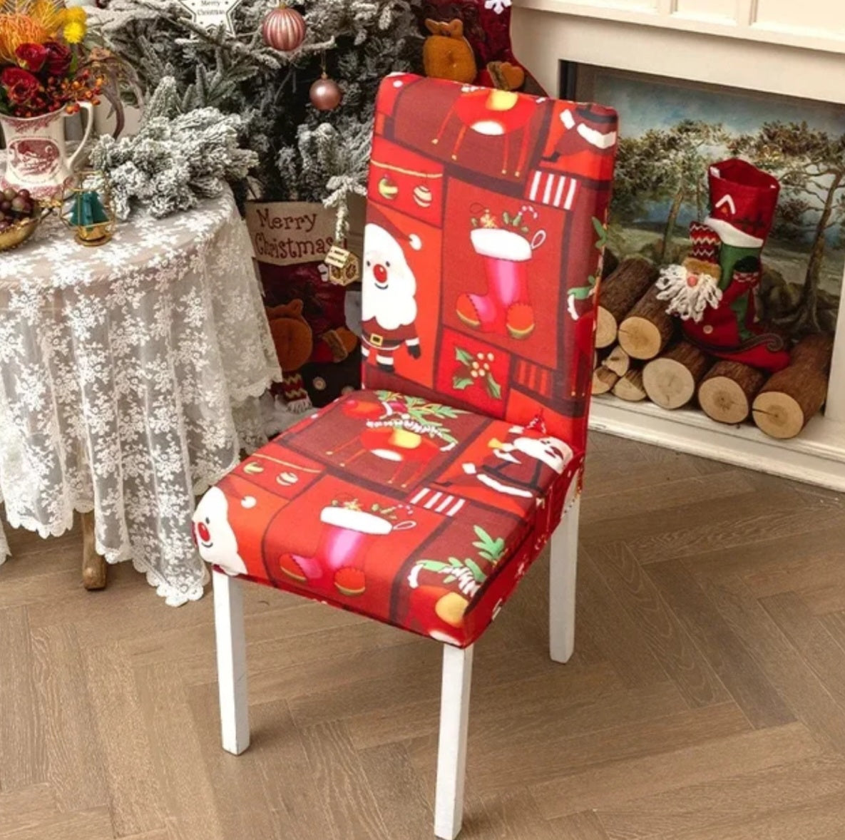 Stool covers for all common stool shapes limited Christmas edition 2