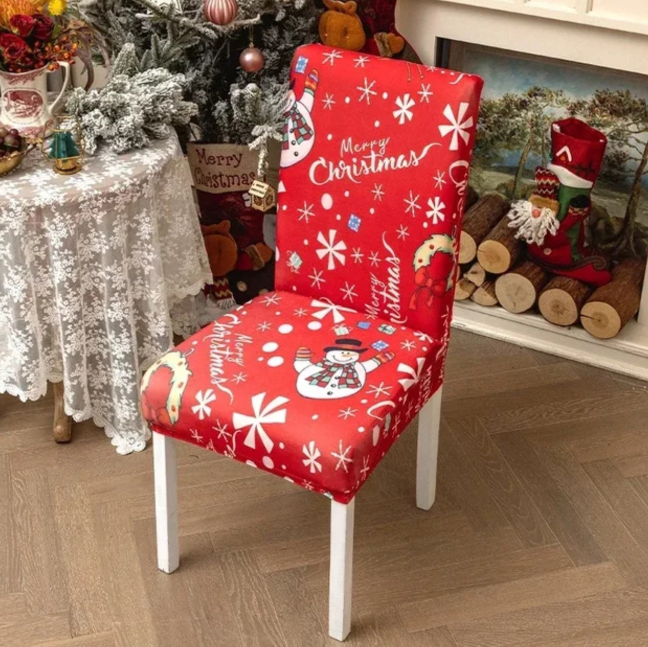 Stool covers for all common stool shapes limited Christmas edition 2