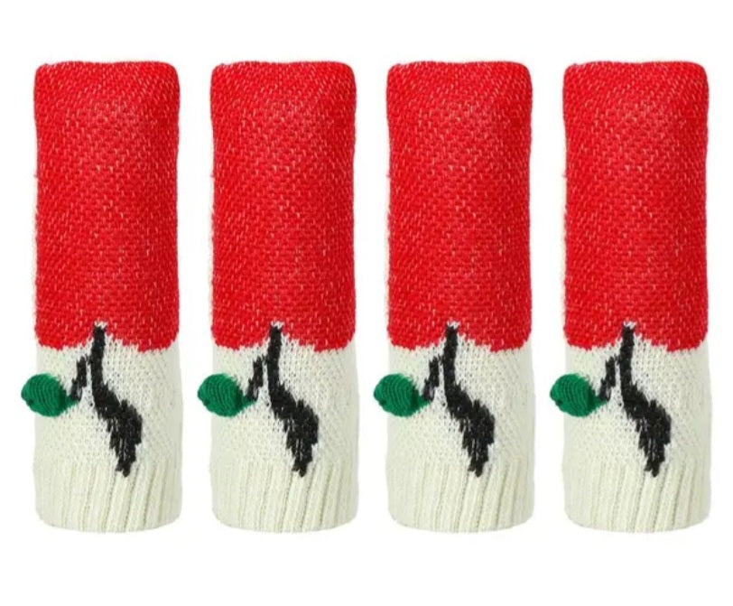Tabourets et chaussettes de table de table Protection à gratter différents modèles 4er ensembles