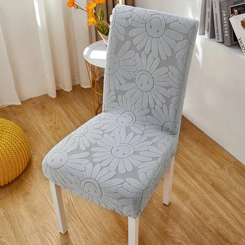Nouveau - couvertures de chaise élastique pour toutes les formes de selles communes Style Smiley - Nouveau