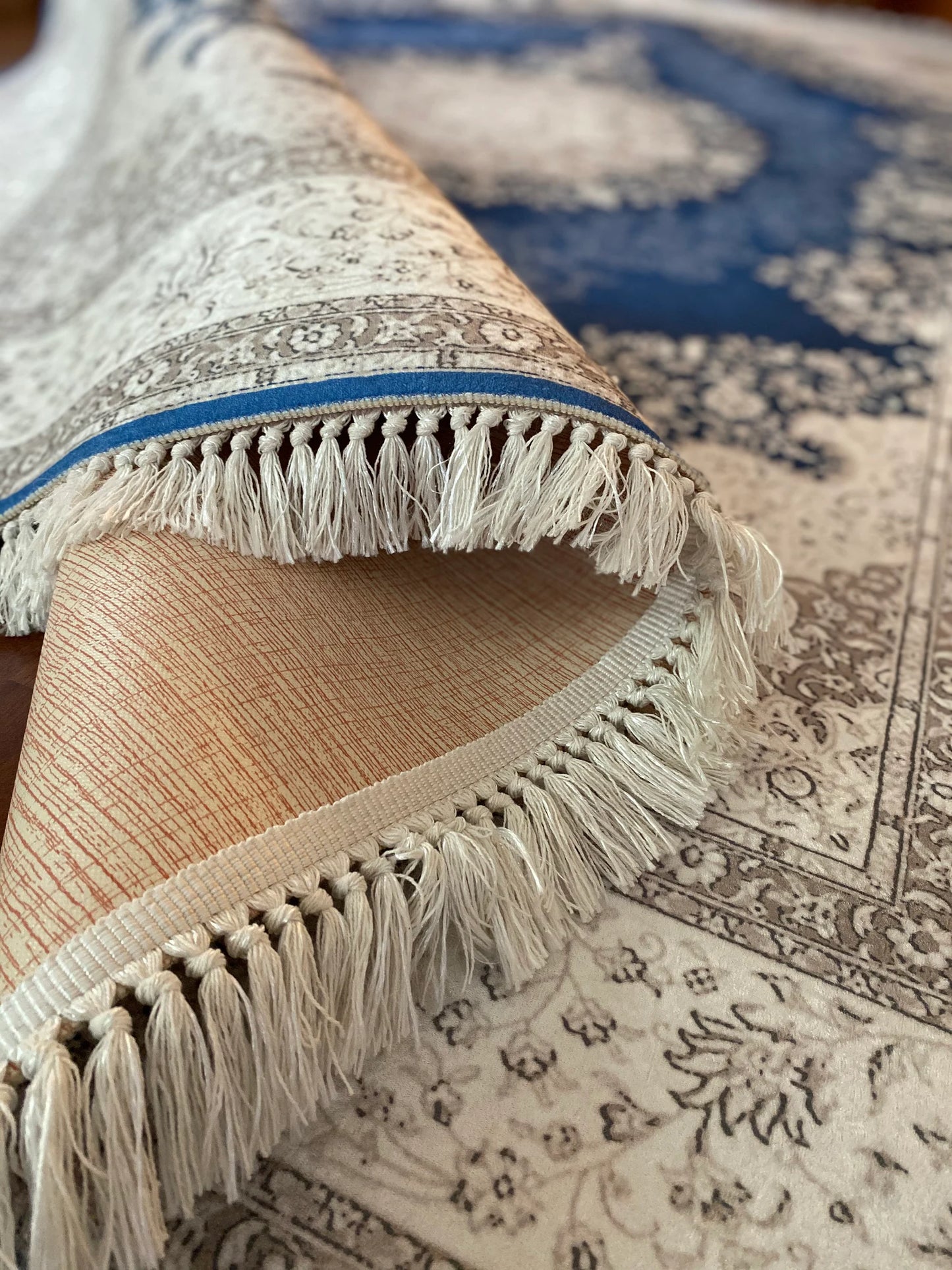 Carpet Orient Blue Design soigneusement tricoté