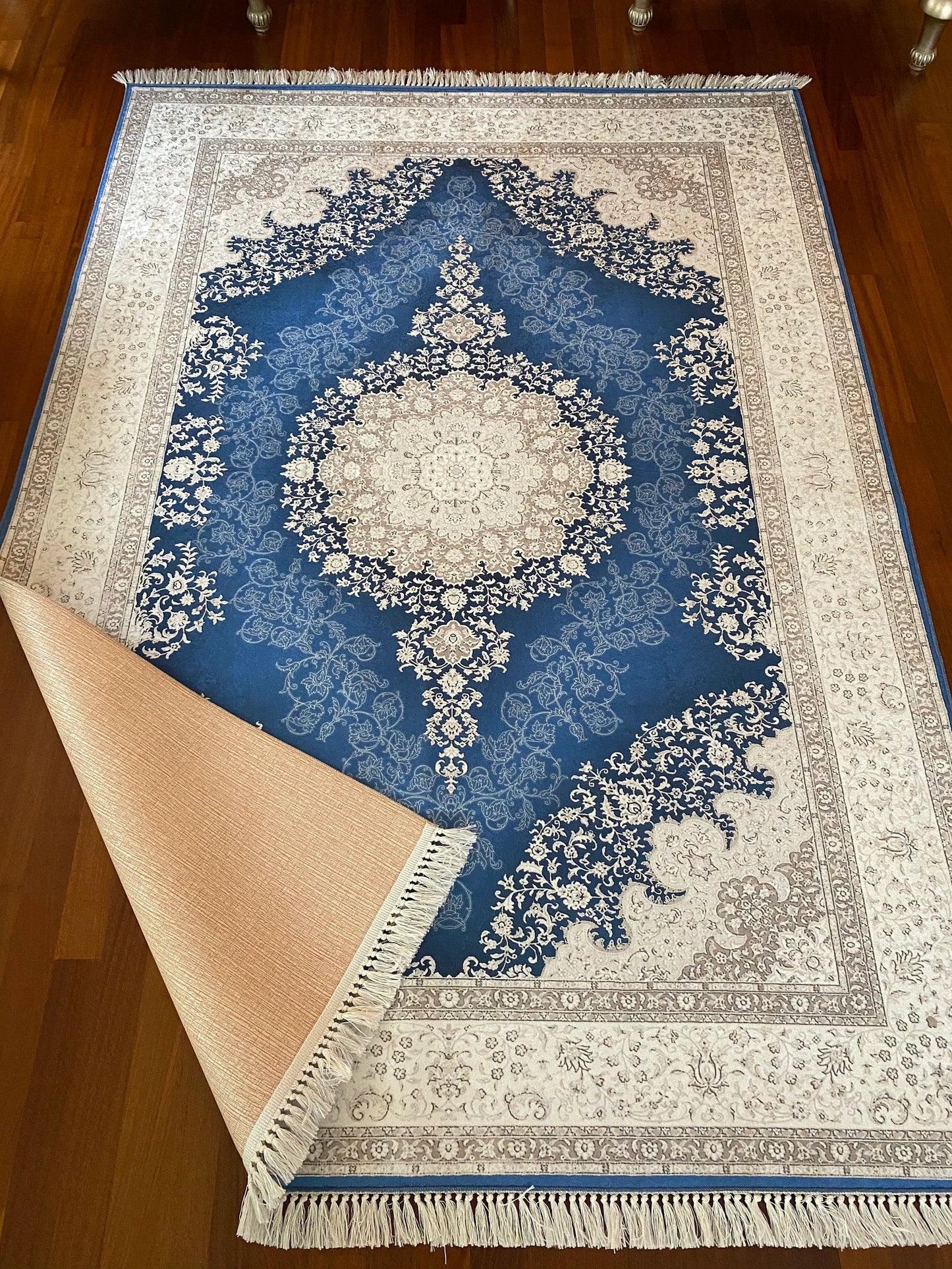 Carpet Orient Blue Design soigneusement tricoté