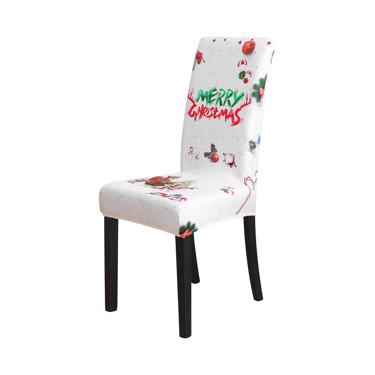 Nouveau - couvertures de chaise pour toutes les formes de selles communes Elastic Limited Christmas Edition