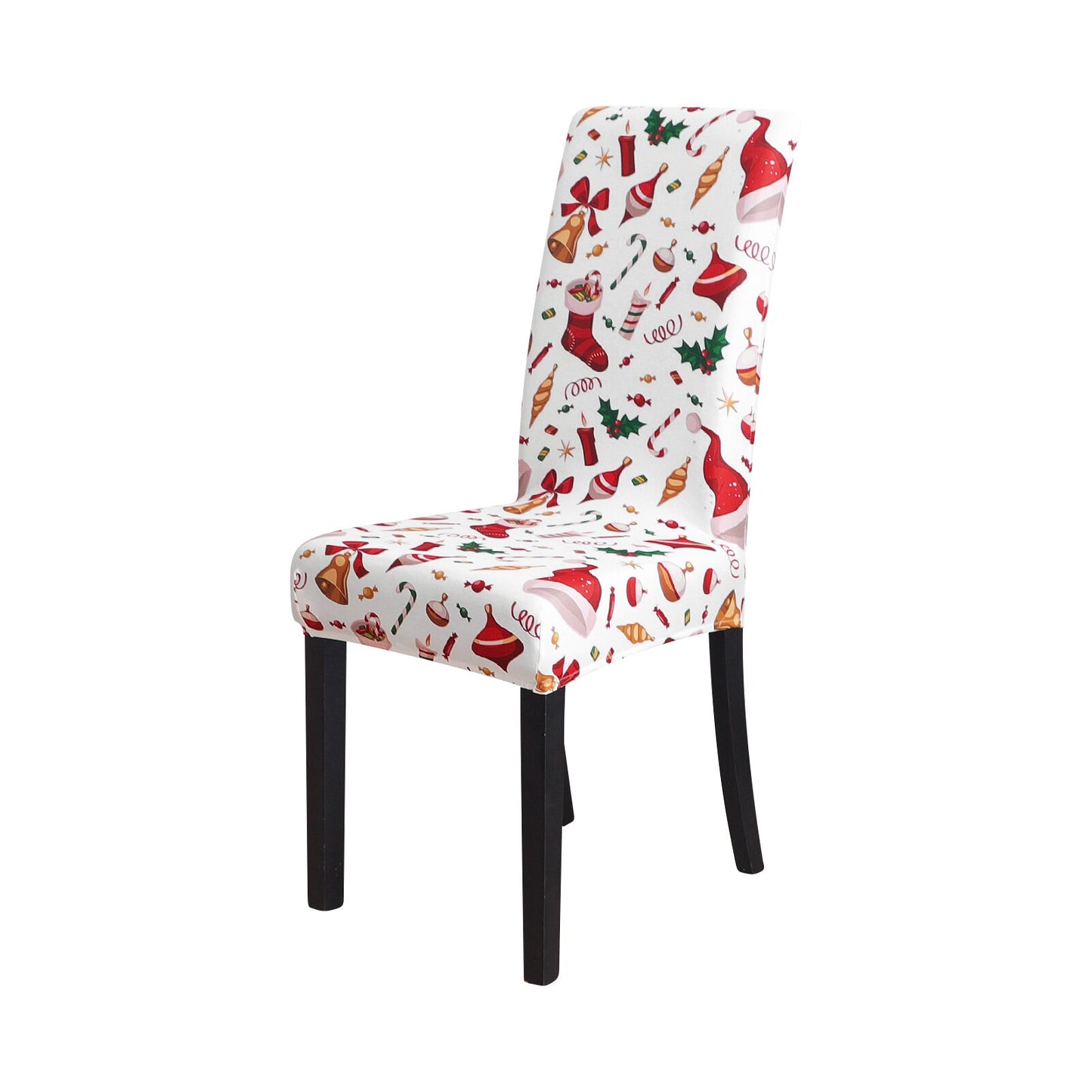 Nouveau - couvertures de chaise pour toutes les formes de selles communes Elastic Limited Christmas Edition