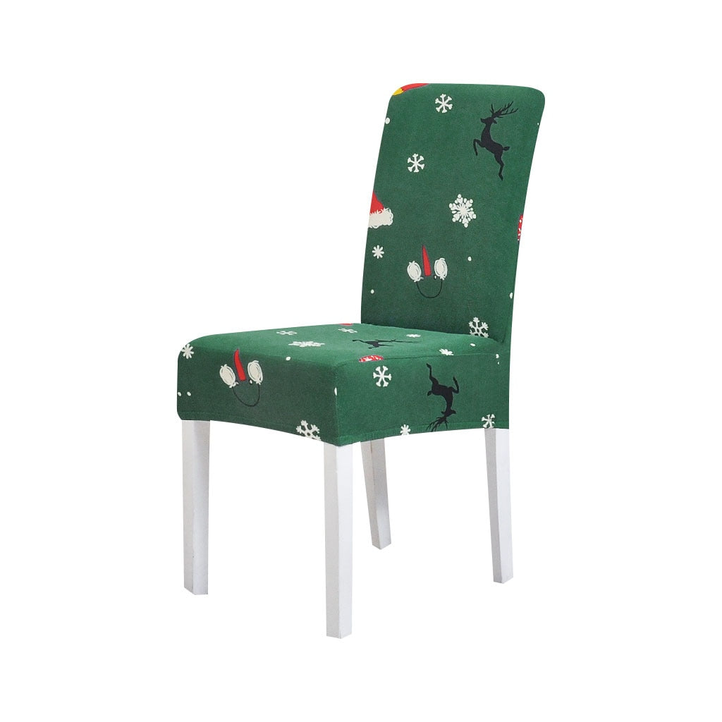Nouveau - couvertures de chaise pour toutes les formes de selles communes Elastic Limited Christmas Edition