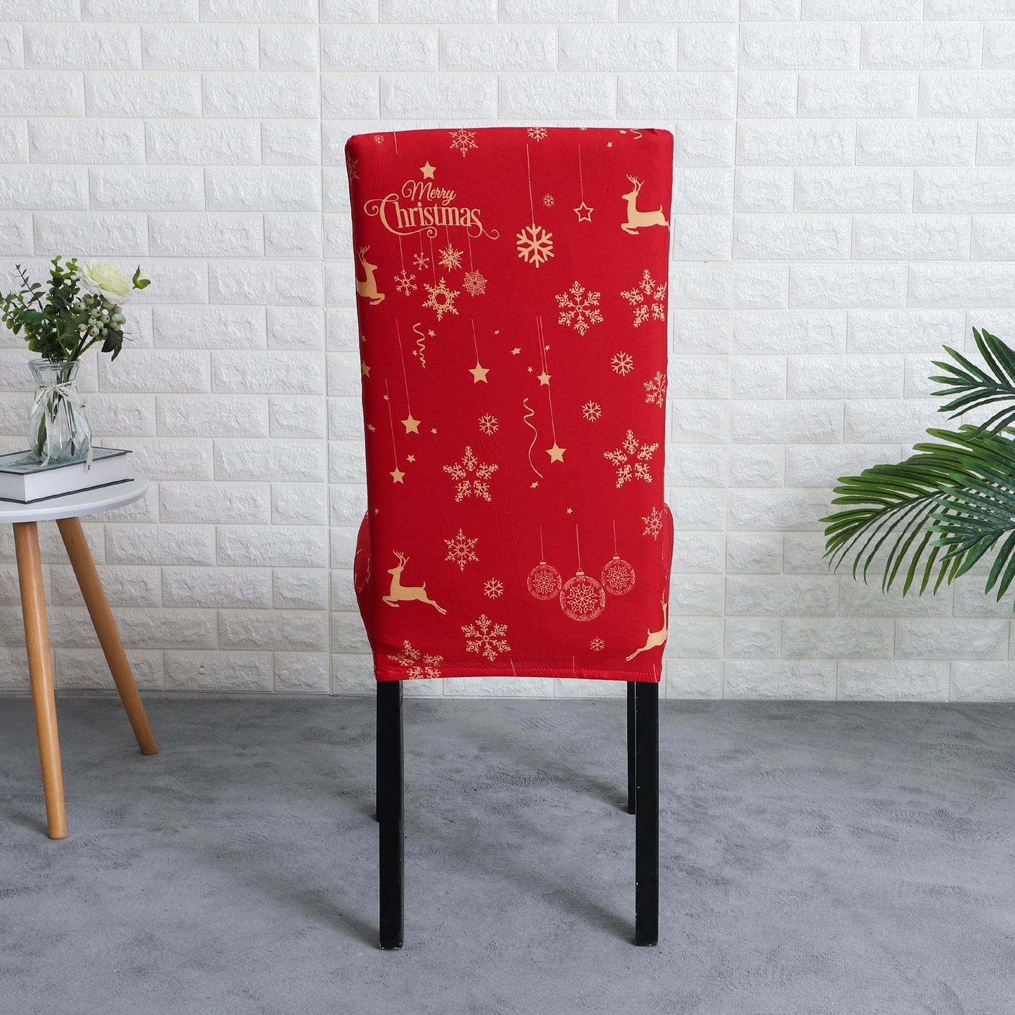 Nouveau - couvertures de chaise pour toutes les formes de selles communes Elastic Limited Christmas Edition