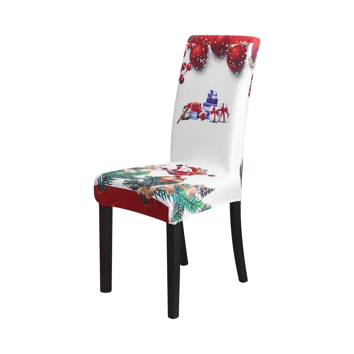 Nouveau - couvertures de chaise pour toutes les formes de selles communes Elastic Limited Christmas Edition