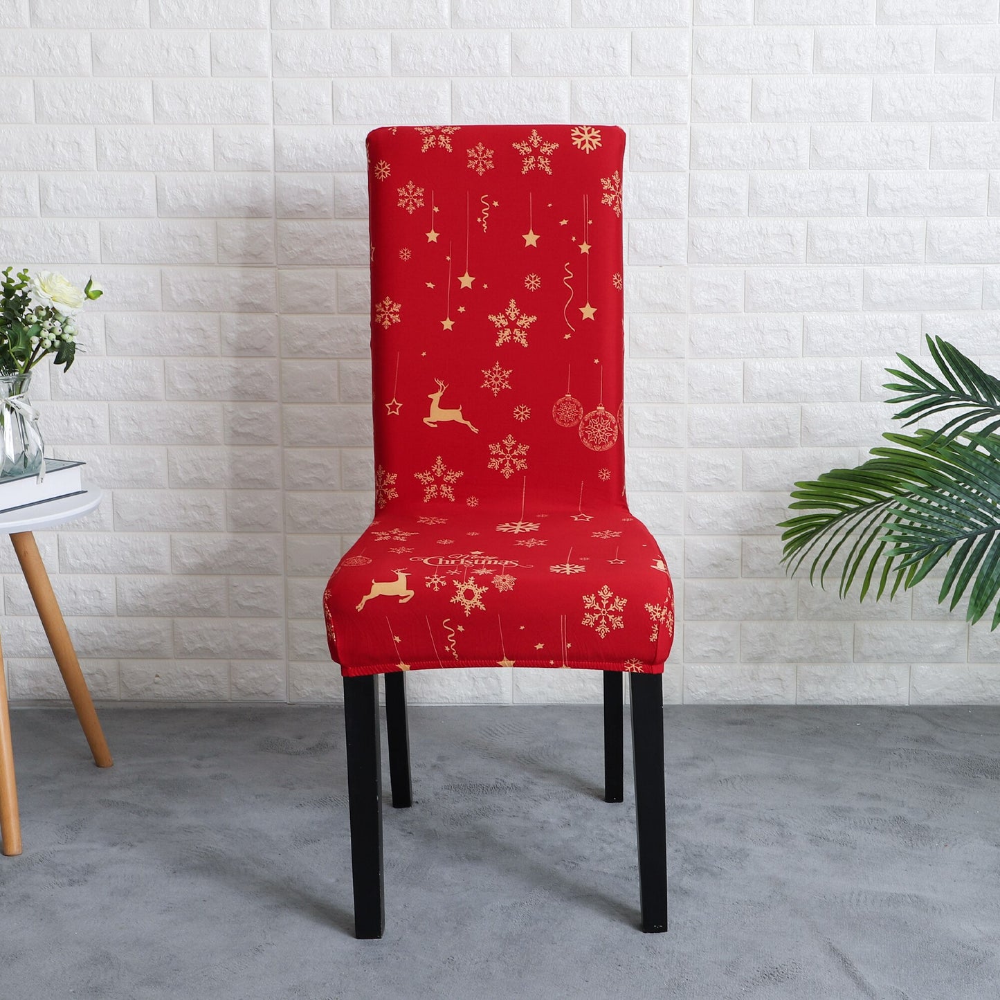 Nouveau - couvertures de chaise pour toutes les formes de selles communes Elastic Limited Christmas Edition