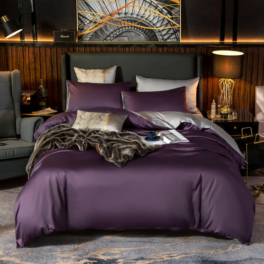 Lince a letto Violet / Grey Gloss (cotone egiziano al 100%)