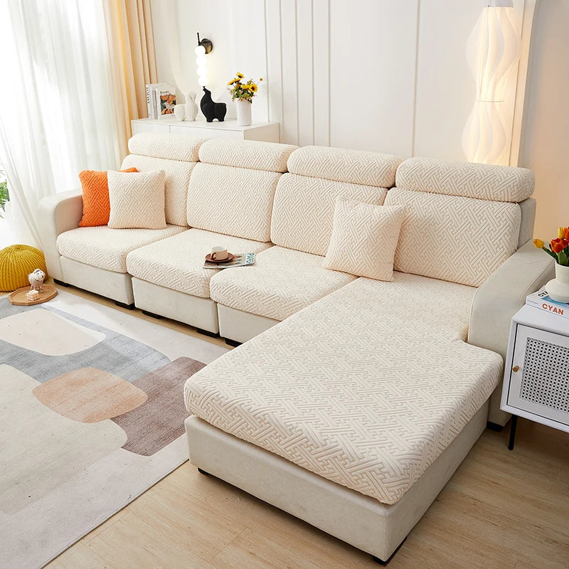 Elastic sofa covers for caroma patterns, water -repellent