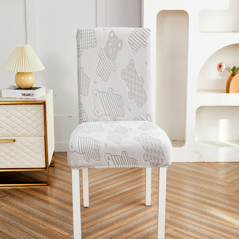 Nouveau - chaise élastique couvre le style en peluche - nouveau