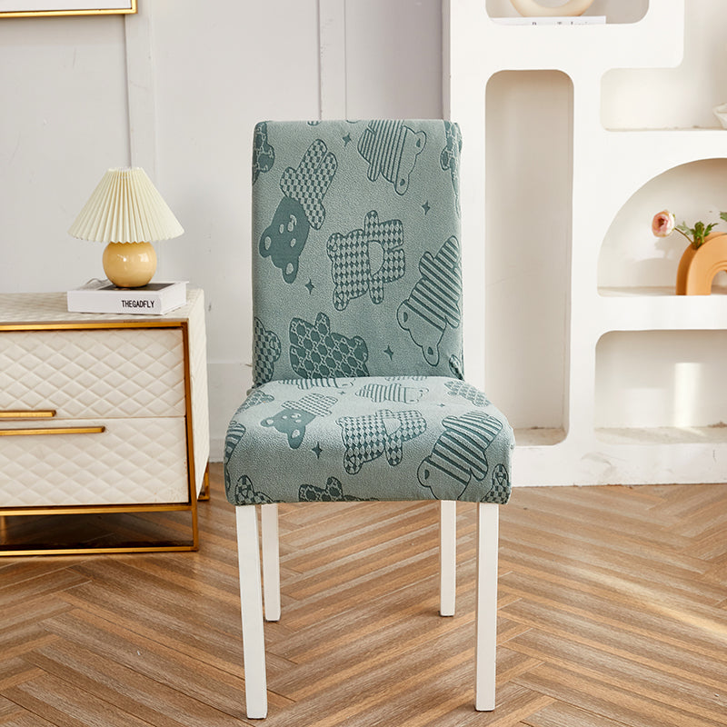 Nouveau - chaise élastique couvre le style en peluche - nouveau