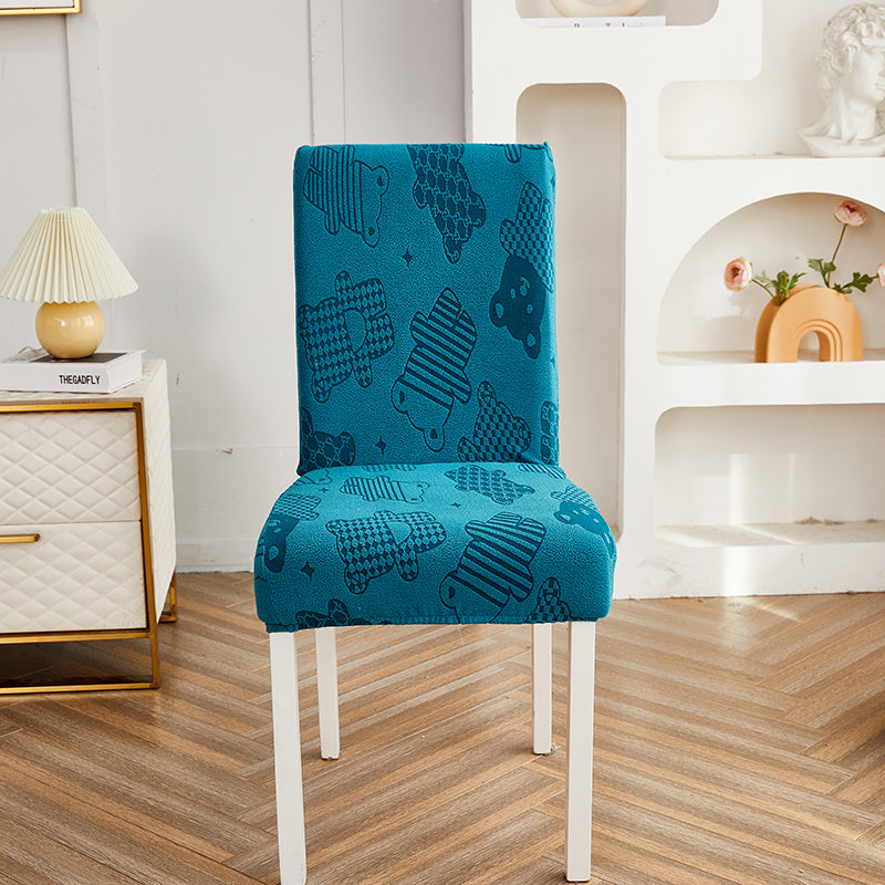 Nouveau - chaise élastique couvre le style en peluche - nouveau