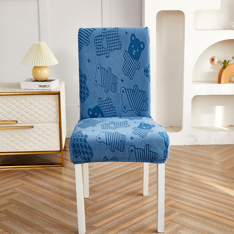 Nouveau - chaise élastique couvre le style en peluche - nouveau