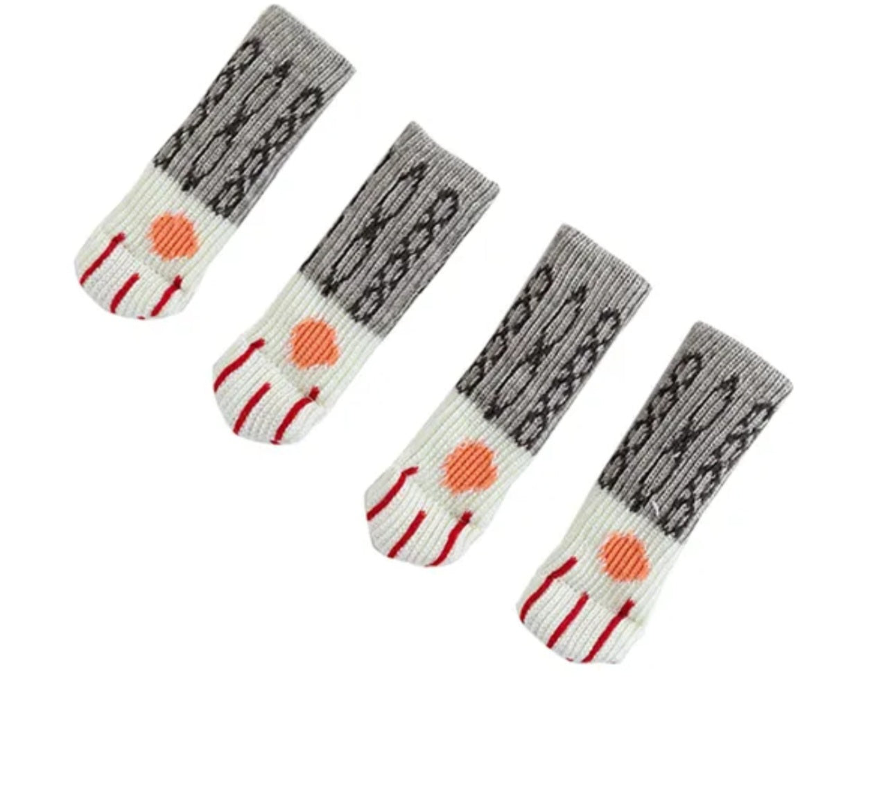 Stool and table leg socks scratch protection cat paws 4er set