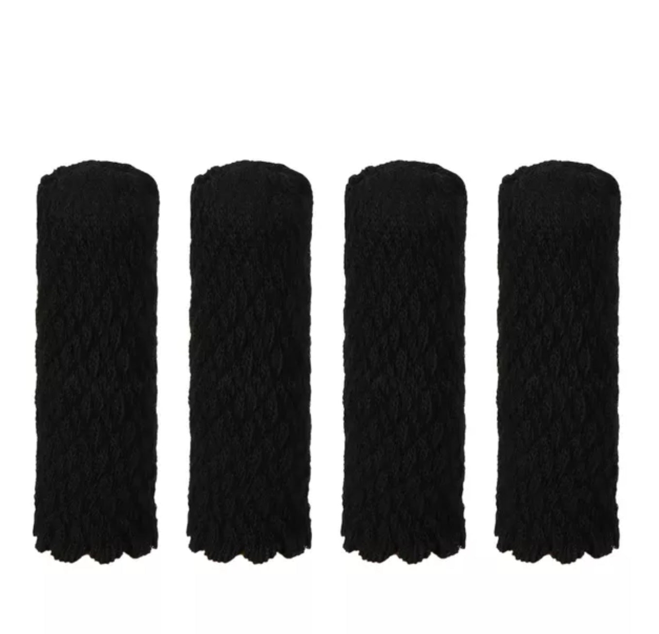 Selles et chaussettes de table de table Protection à gratter UniFarbe 4er Set