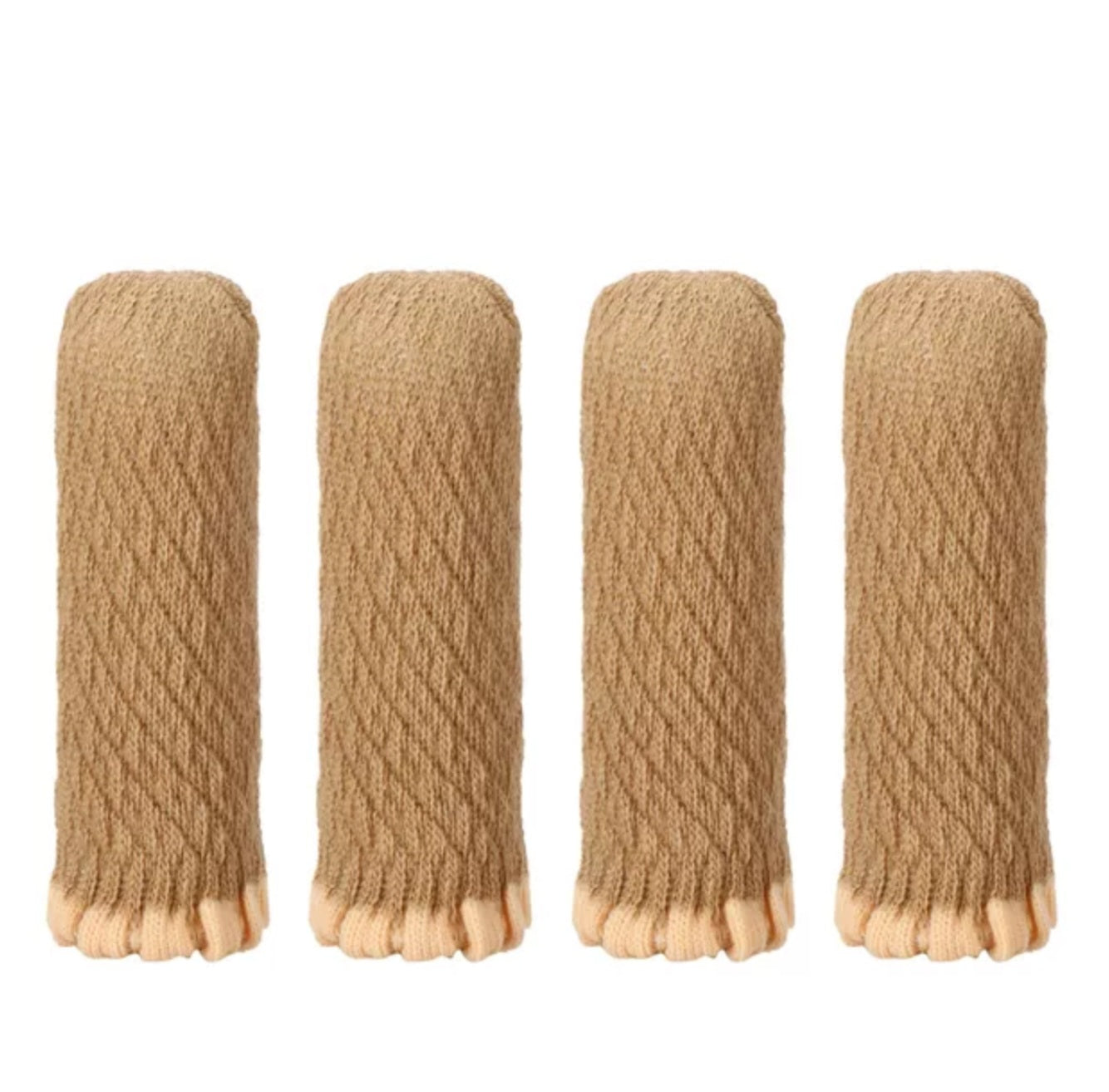 Stuhl und Tischbein Socken Kratzschutz Unifarbe 4er Set