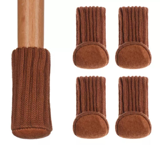 Stuhl und Tischbein Socken Kratzschutz Unifarbe 4er Set