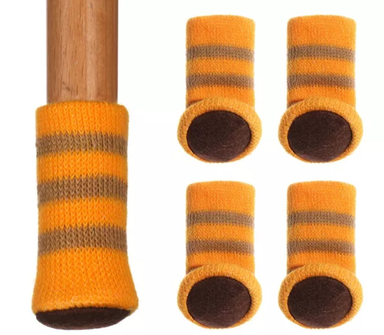 Stuhl und Tischbein Socken Kratzschutz Zwei Farbige 4er Set