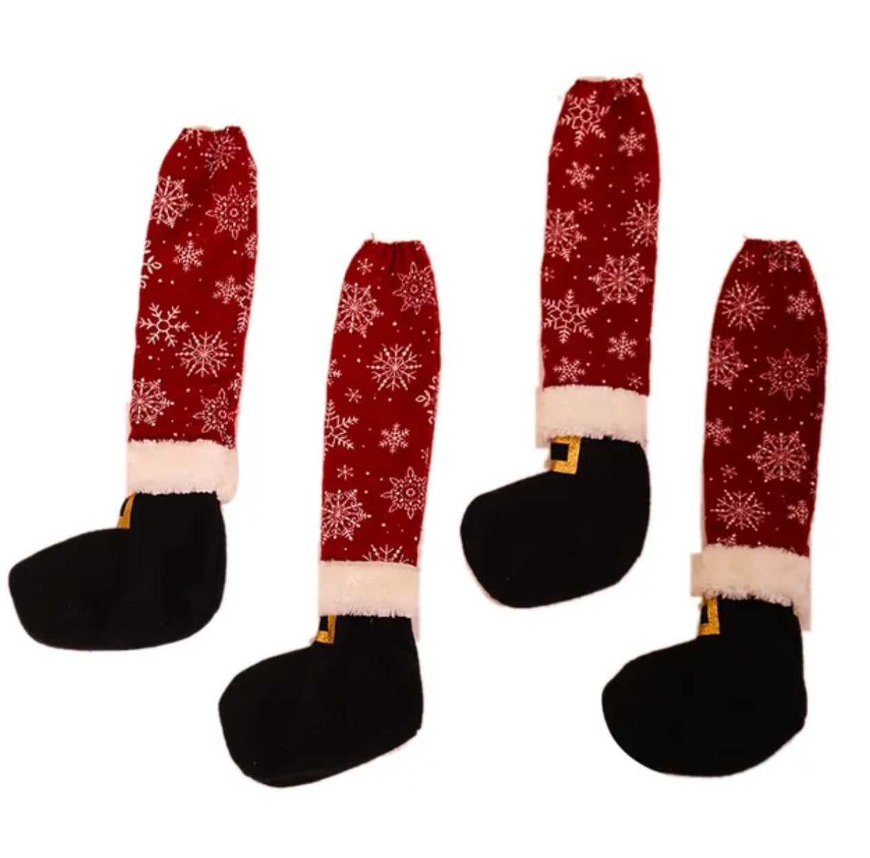 Stuhl und Tischbein Socken Kratzschutz Weihnachten 4er Set