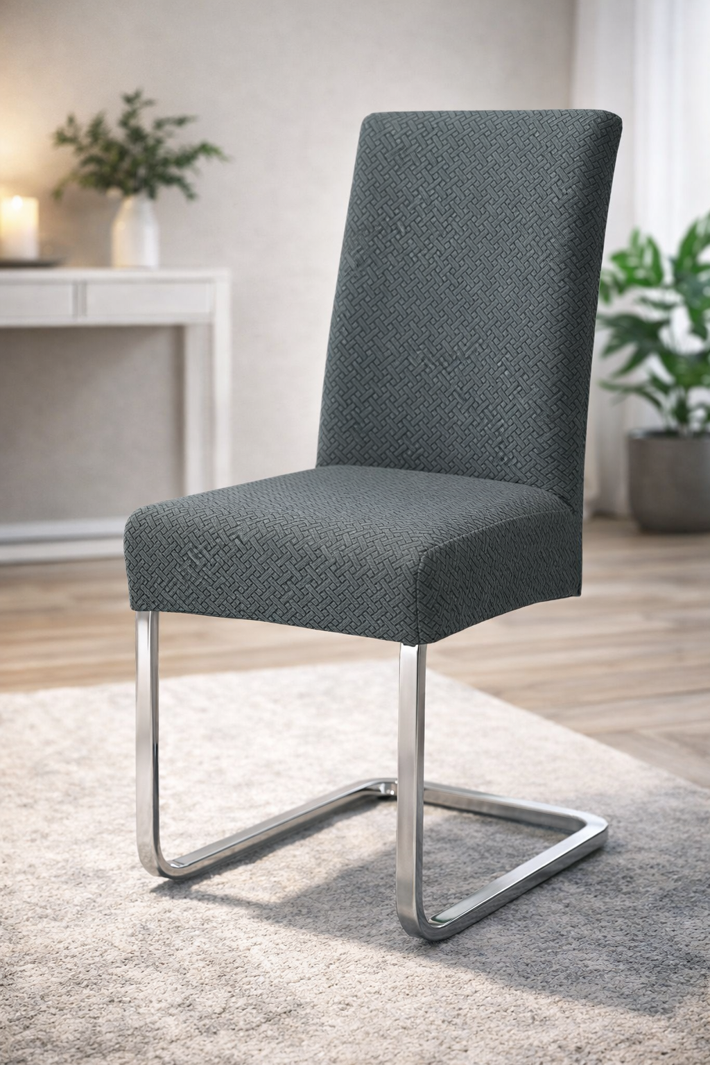 Elastic stool covers for all common stool shapes matt caroma pattern 2