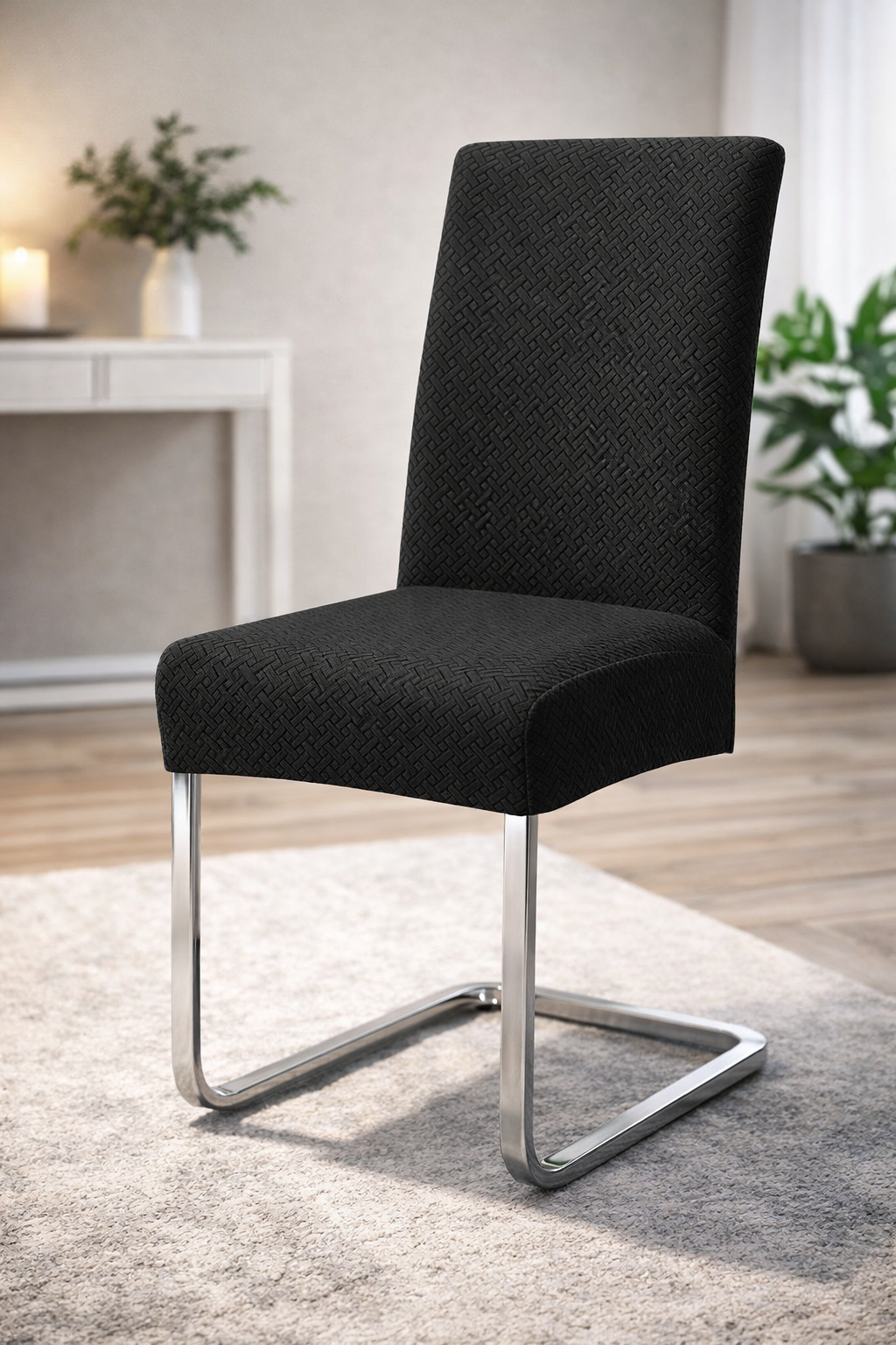 Elastic stool covers for all common stool shapes matt caroma pattern 2