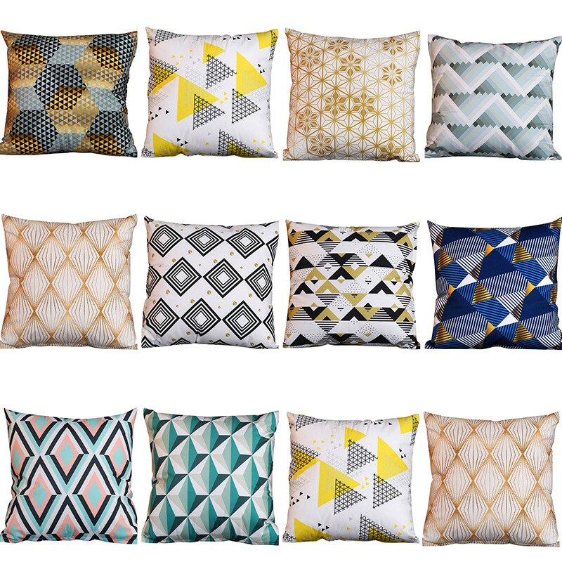 Pillowcases plain colors / modern designs