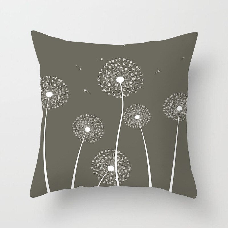 Pillow covers flowers