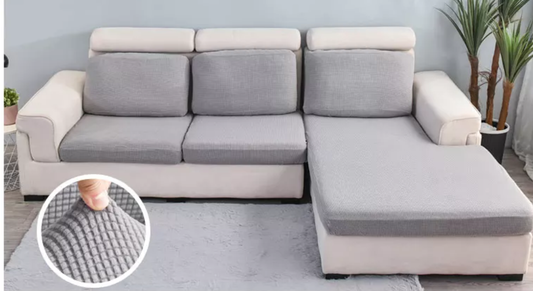 Elastische Sofa Bezüge Karomuster, wasserabweisend