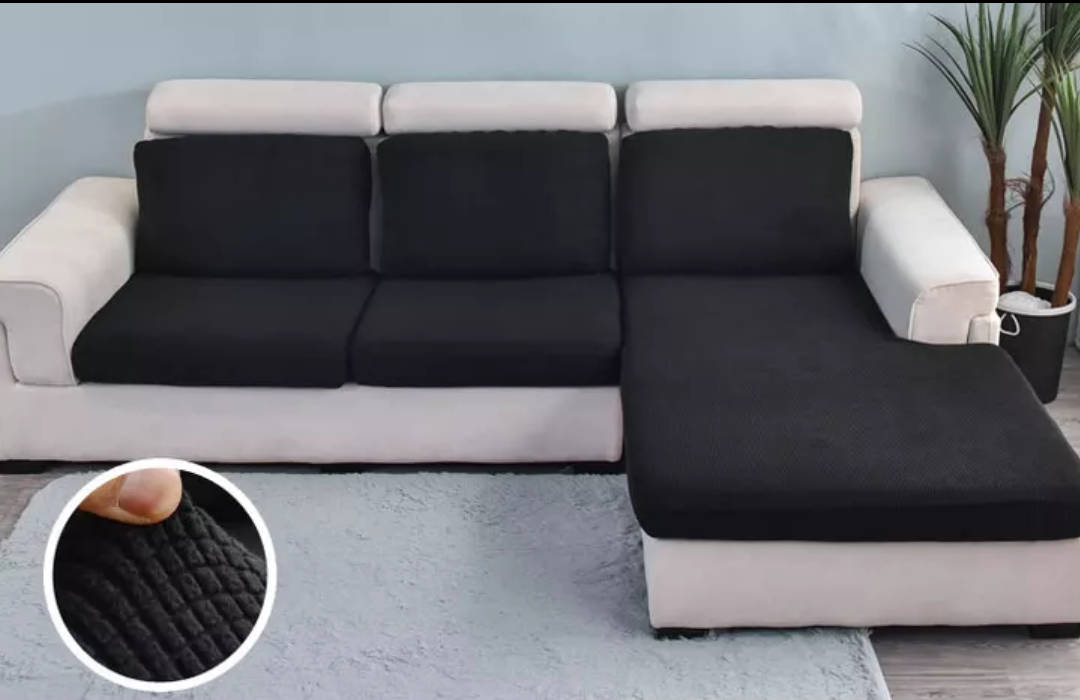 Elastische Sofa Bezüge Karomuster, wasserabweisend