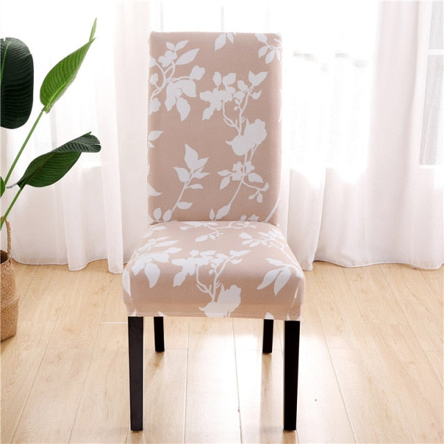 Elastic chair covers in different patterns 2