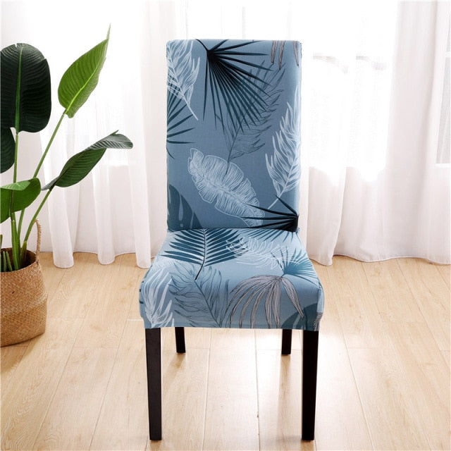 Elastic chair covers in different patterns 2