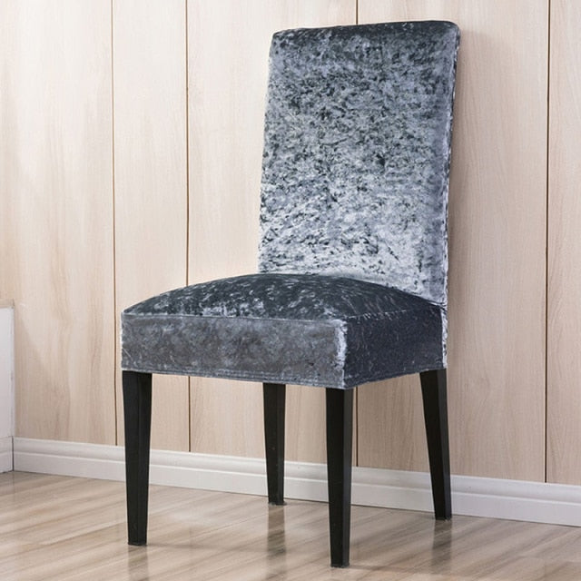 Elastic stool covers shine and velvet