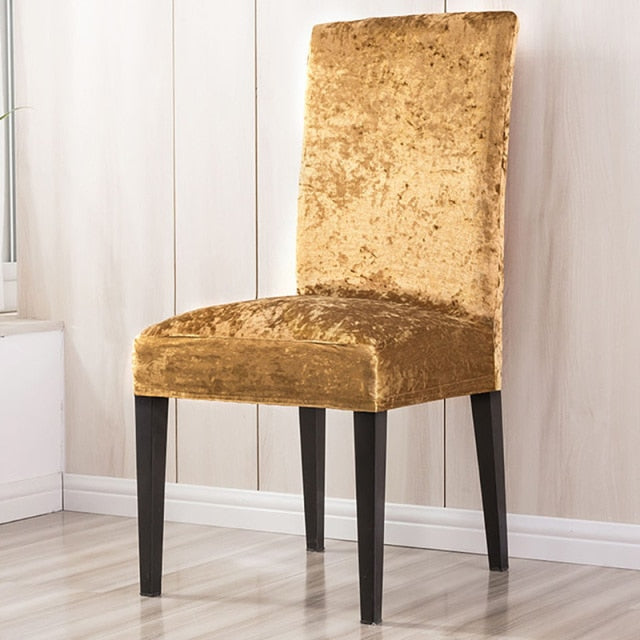 Elastic stool covers shine and velvet